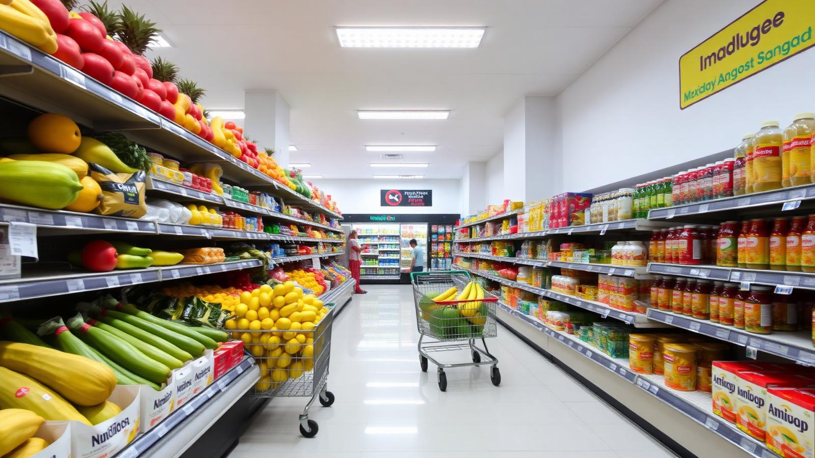 Supermarkets and everyday essentials