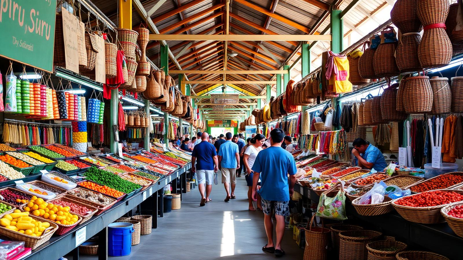 Shopping malls and supermarkets